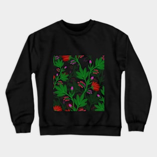 Realistic looking flower pattern Crewneck Sweatshirt